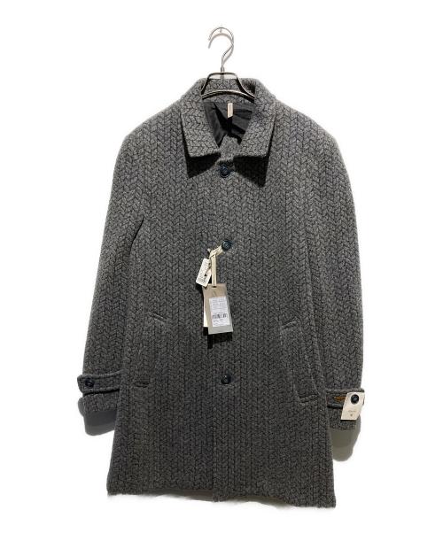 giacche（ジャッケ）giacche (ジャッケ) ウールコート グレー サイズ:52 未使用品の古着・服飾アイテム