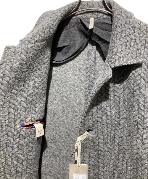 giacche（ジャッケ）giacche (ジャッケ) ウールコート グレー サイズ:52 未使用品の古着・服飾アイテム