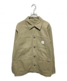 uniform experiment（ユニフォームエクスペリメント）の古着「21SS DRIPPING COVERALL JACKET」｜グリーン