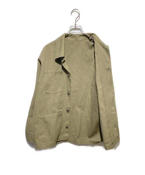 uniform experiment（ユニフォームエクスペリメント）uniform experiment (ユニフォームエクスペリメント) 21SS DRIPPING COVERALL JACKET グリーン サイズ:1の古着・服飾アイテム