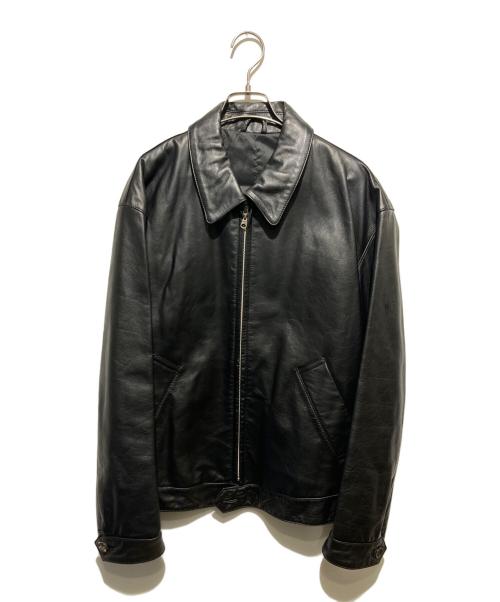 JUN MEN（ジュンメン）JUN MEN (ジュンメン) レザーシングルライダースジャケット ブラック サイズ:Fの古着・服飾アイテム