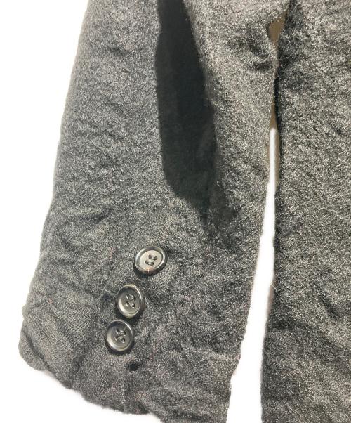 COMME des GARCONS HOMME（コムデギャルソン オム）COMME des GARCONS HOMME (コムデギャルソン オム) AD2008 ウール縮絨 3Bジャケット ブラック サイズ:SSの古着・服飾アイテム