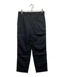 COMME des GARCONS HOMME（コムデギャルソン オム）の古着「AD2008ウールストレートパンツ」｜ブラック