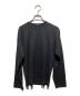 COMME des GARCONS HOMME（コムデギャルソン オム）の古着「AD2008 肩Hロゴクルーネックニット」｜グレー