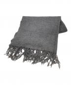 COMME des GARCONS HOMMEコムデギャルソン オム）の古着「縮絨マフラー」｜グレー