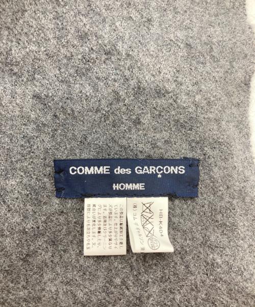 COMME des GARCONS HOMME（コムデギャルソン オム）COMME des GARCONS HOMME (コムデギャルソン オム) 縮絨マフラー グレーの古着・服飾アイテム