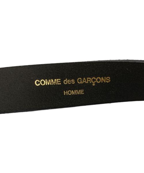 COMME des GARCONS HOMME（コムデギャルソン オム）COMME des GARCONS HOMME (コムデギャルソン オム) レザーベルト ブラック 未使用品の古着・服飾アイテム