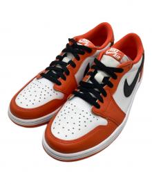 NIKE（ナイキ）の古着「Air Jordan 1 Low OG "Starfish" /ローカットスニーカー」｜ホワイト×オレンジ