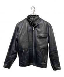Schott（ショット）の古着「641 ライナー付シングルライダースジャケット」｜ブラック