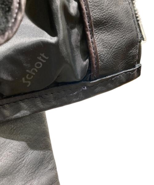 Schott（ショット）Schott (ショット) 641 ライナー付シングルライダースジャケット ブラック サイズ:38の古着・服飾アイテム