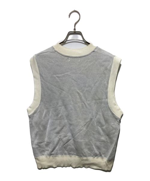 CARNE BOLLENTE（カルネボレンテ）CARNE BOLLENTE (カルネボレンテ) ニットベスト/Brokeback Mountain ホワイト サイズ:Mの古着・服飾アイテム