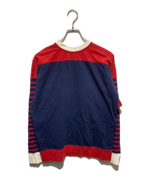 Vivienne Westwood RED LABEL（ヴィヴィアンウエストウッドレッドレーベル）Vivienne Westwood RED LABEL (ヴィヴィアンウエストウッドレッドレーベル) オーブロゴスウェットコーチジャケット レッド×ネイビー サイズ:00の古着・服飾アイテム