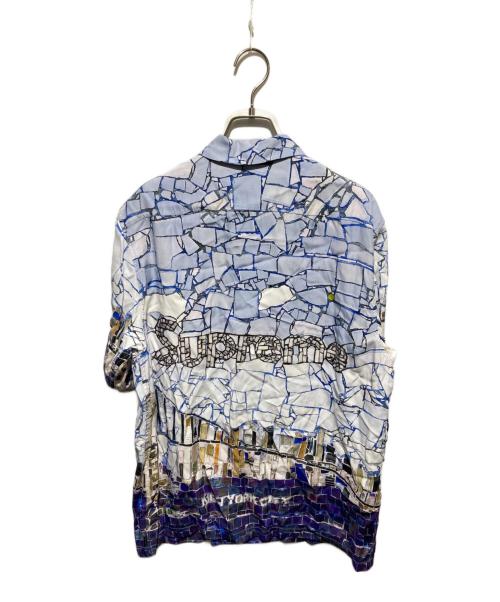 SUPREME（シュプリーム）Supreme (シュプリーム) 24SS MOSAIC S/S SHIRT Multicolor ホワイト×ブルー サイズ:M 未使用品の古着・服飾アイテム