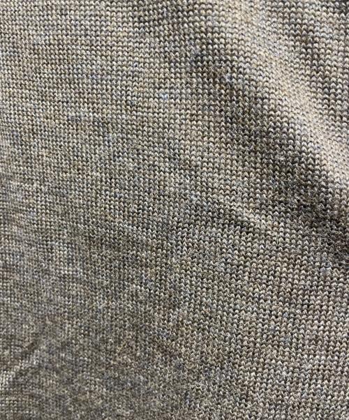 MARGARET HOWELL（マーガレットハウエル）MARGARET HOWELL (マーガレットハウエル) リネンウールニットポロシャツ グレー サイズ:Lの古着・服飾アイテム