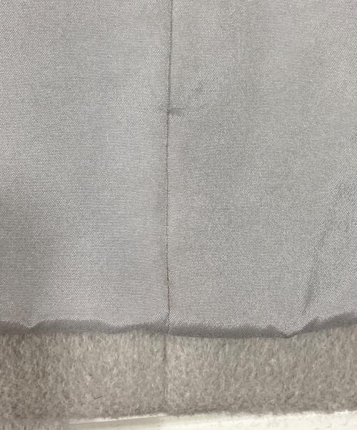 HERNO（ヘルノ）HERNO (ヘルノ) アンゴラ混フーデッドコート グレー サイズ:46の古着・服飾アイテム