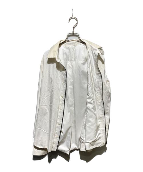 sacai（サカイ）sacai (サカイ) 20SS リバーシブルブルゾンシャツ ホワイト サイズ:3の古着・服飾アイテム