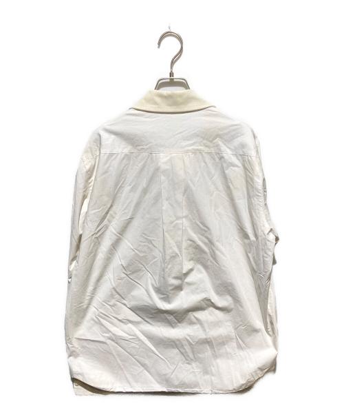 sacai（サカイ）sacai (サカイ) 20SS リバーシブルブルゾンシャツ ホワイト サイズ:3の古着・服飾アイテム