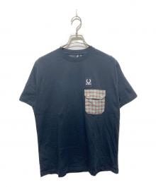 RAF SIMONS×FRED PERRY（ラフシモンズ×フレッドペリー）の古着「Tシャツ」｜ブラック