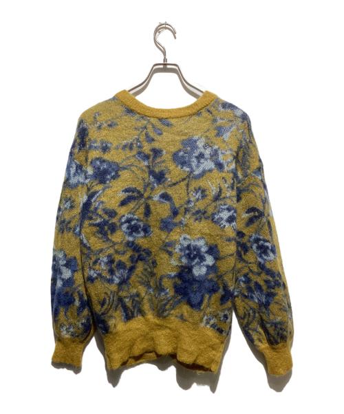 Ameri（アメリ）Ameri (アメリ) STUDIOUS (ステュディオス) 別注3WAYノスタルジックラグニット イエロー×ブルー サイズ:FREEの古着・服飾アイテム