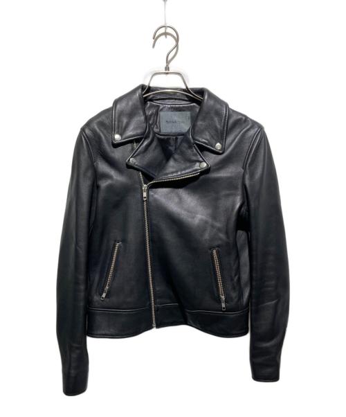 Spick and Span（スピック＆スパン）Spick and Span (スピック＆スパン) シープレザーライダースジャケット ブラック サイズ:38の古着・服飾アイテム
