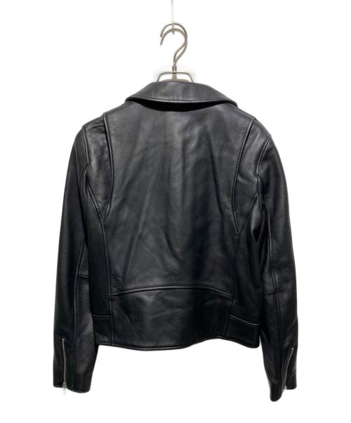 Spick and Span（スピック＆スパン）Spick and Span (スピック＆スパン) シープレザーライダースジャケット ブラック サイズ:38の古着・服飾アイテム