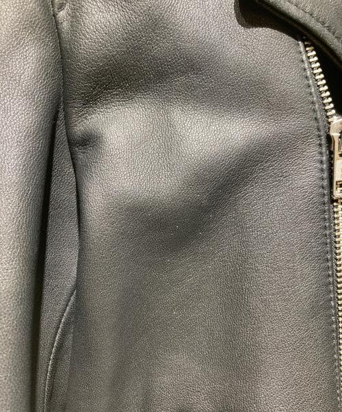 Spick and Span（スピック＆スパン）Spick and Span (スピック＆スパン) シープレザーライダースジャケット ブラック サイズ:38の古着・服飾アイテム