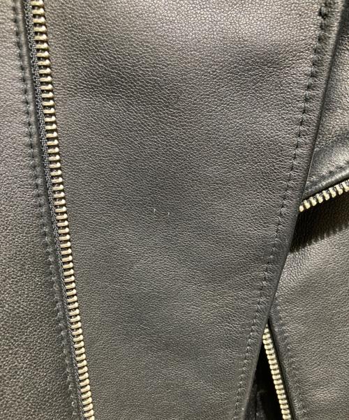 Spick and Span（スピック＆スパン）Spick and Span (スピック＆スパン) シープレザーライダースジャケット ブラック サイズ:38の古着・服飾アイテム