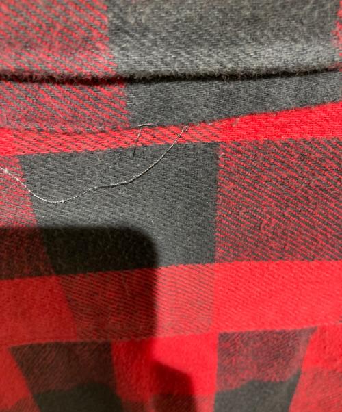 FIVE BROTHER（ファイブブラザー）FIVE BROTHER (ファイブブラザー) 90s ブロックチェックネルシャツ レッド サイズ:Mの古着・服飾アイテム