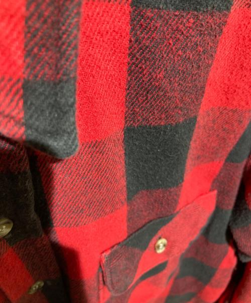 FIVE BROTHER（ファイブブラザー）FIVE BROTHER (ファイブブラザー) 90s ブロックチェックネルシャツ レッド サイズ:Mの古着・服飾アイテム