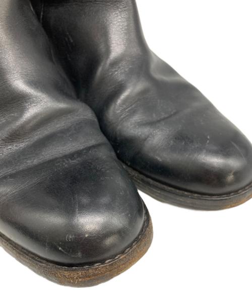 GUCCI（グッチ）GUCCI (グッチ) レザーロングブーツ ブラック サイズ:35の古着・服飾アイテム