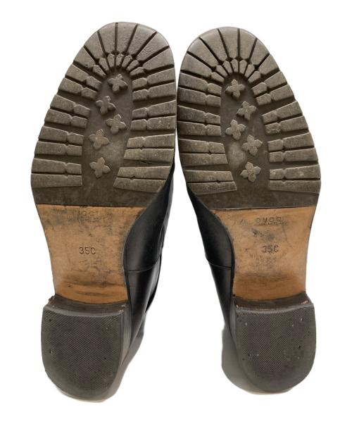 GUCCI（グッチ）GUCCI (グッチ) レザーロングブーツ ブラック サイズ:35の古着・服飾アイテム