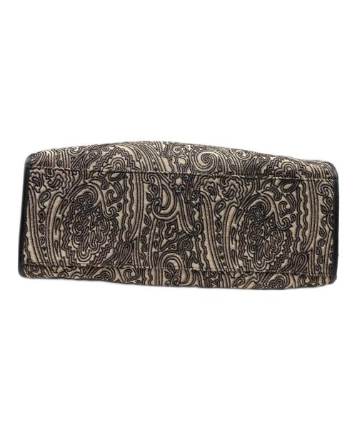 ETRO（エトロ）ETRO (エトロ) ペイズリー柄 トートバック ブラウンの古着・服飾アイテム