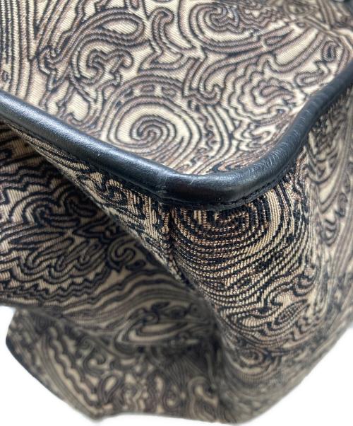 ETRO（エトロ）ETRO (エトロ) ペイズリー柄 トートバック ブラウンの古着・服飾アイテム