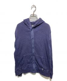 stussy（ステューシー）の古着「ボタンフーディー」｜ネイビー