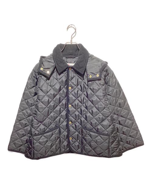 Traditional Weatherwear（トラディショナルウェザーウェア）Traditional Weatherwear (トラディショナルウェザーウェア) Spick and Span (スピックアンドスパン) 別注WAVERLY TW BF SHORT/ショート丈キルティングジャケット ブラック サイズ:34の古着・服飾アイテム