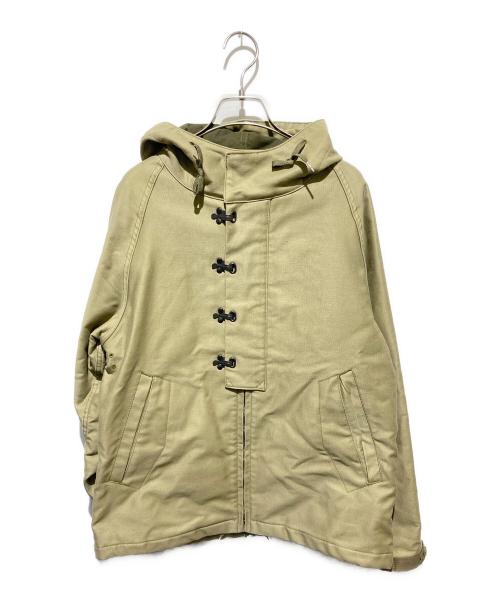 HOUSTON（ヒューストン）HOUSTON (ヒューストン) W/R RAIN PARKA/デッキジャケット ベージュ サイズ:38の古着・服飾アイテム
