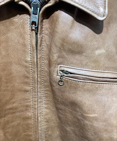 Schott（ショット）Schott (ショット) レザージャケット ブラウン サイズ:40の古着・服飾アイテム