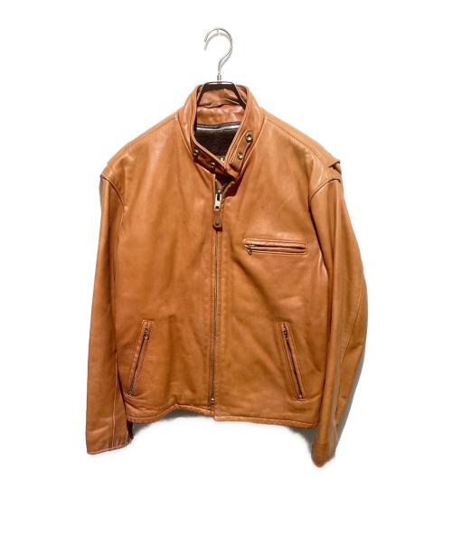 Schott（ショット）Schott (ショット) 141 ライナー付きシングルライダース ブラウン サイズ:40の古着・服飾アイテム