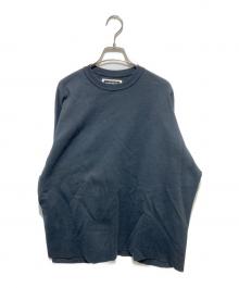 MAISON SPECIAL（メゾンスペシャル）の古着「コットンニット」｜ブラック