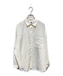 MAISON SPECIAL（メゾンスペシャル）の古着「ストレッチツイルプライムオーバーシャツ」｜ホワイト