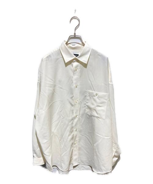 MAISON SPECIAL（メゾンスペシャル）MAISON SPECIAL (メゾンスペシャル) ストレッチツイルプライムオーバーシャツ ホワイト サイズ:1の古着・服飾アイテム