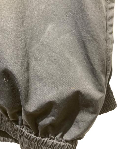 BALENCIAGA（バレンシアガ）BALENCIAGA (バレンシアガ) ロゴ刺繍ナイロントラックジャケット/Contrast Stripe Zip Up Jacket ブラック×ベージュ サイズ:44の古着・服飾アイテム