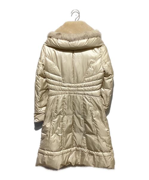 MATERIA（マテリア）MATERIA (マテリア) ファー付ダウンコート ベージュ サイズ:36の古着・服飾アイテム