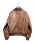 EMPORIO ARMANI (エンポリオアルマーニ) 【OLD】レザーフライトジャケット ブラウン サイズ:50：15000円
