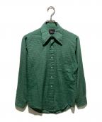 TOWN CRAFTタウンクラフト）の古着「70sヴィンテージシャツ」｜グリーン
