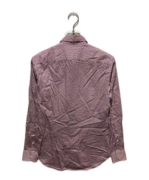 ETRO（エトロ）ETRO (エトロ) 総柄シャツ レッド サイズ:38の古着・服飾アイテム