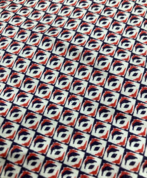 ETRO（エトロ）ETRO (エトロ) 総柄シャツ レッド サイズ:38の古着・服飾アイテム