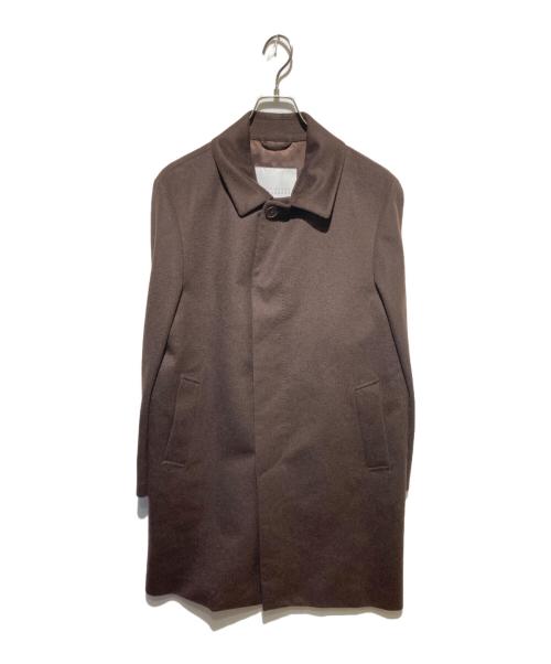 MACKINTOSH PHILOSOPHY（マッキントッシュ フィロソフィー）MACKINTOSH PHILOSOPHY (マッキントッシュ フィロソフィー) 比翼チェスターコート ブラウン サイズ:40の古着・服飾アイテム