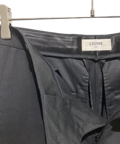 CELINE（セリーヌ）CELINE (セリーヌ) 22SS ウールギャバジンブーツカットパンツ エディ期 ブラック サイズ:44の古着・服飾アイテム