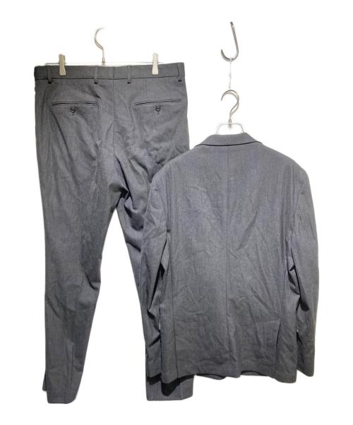 BOSS（ボス）BOSS (ボス) パフォーマンスストレッチウール混紡セットアップスーツ グレー サイズ:40の古着・服飾アイテム